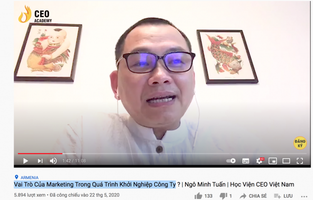 Vai trò của marketing đối với doanh nghiệp theo anh Ngô Minh Tuấn